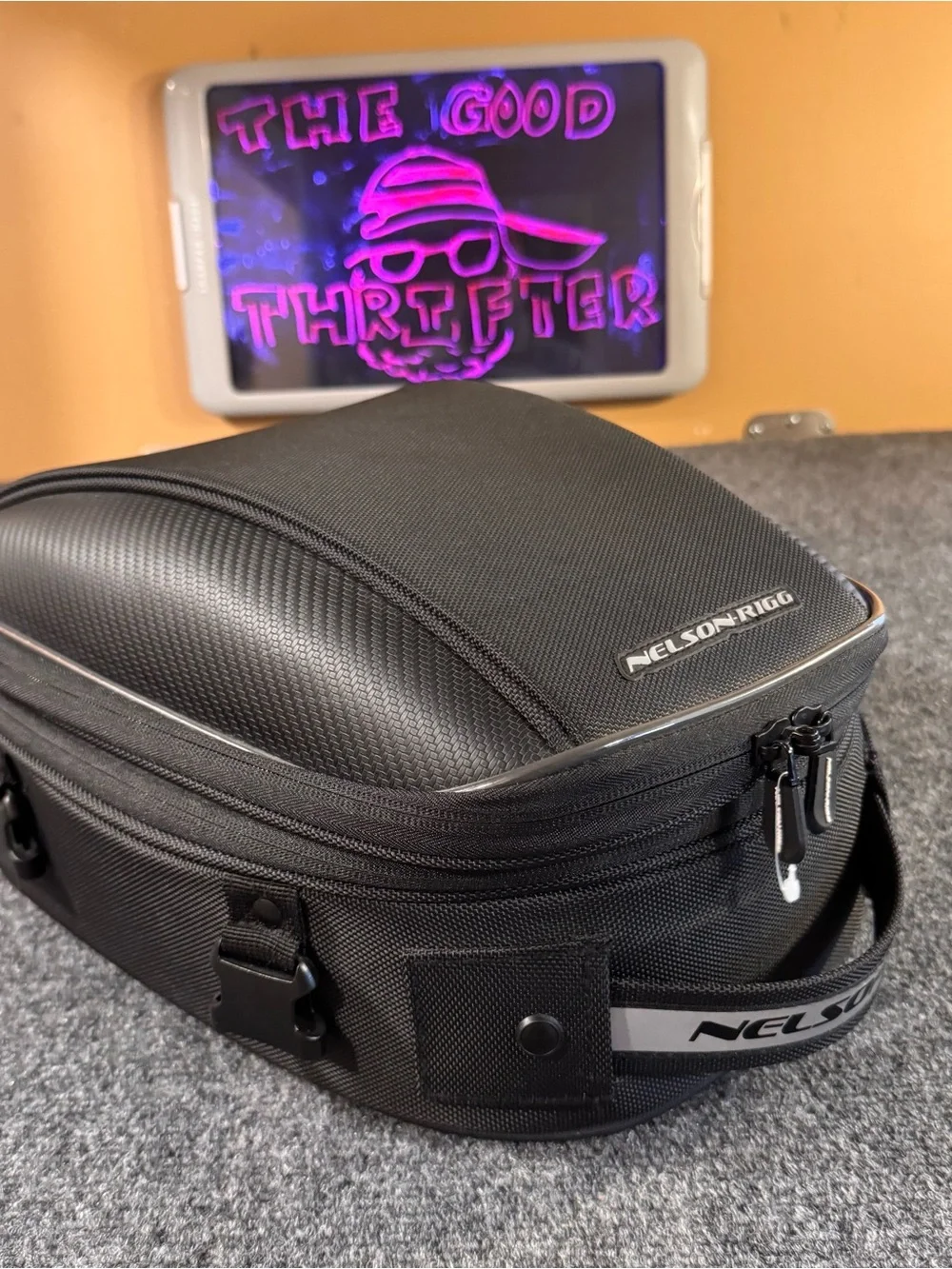 Black NELSON - RIGG CL-1060-S2 UltraMax motorcycle overnight bag.